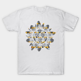 Minimalist Africa Pattern floral T-Shirt